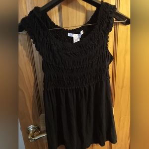 Black ruched top